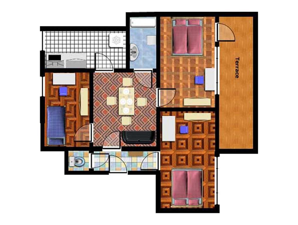 Apartments Vorsilska Prag Zimmer foto